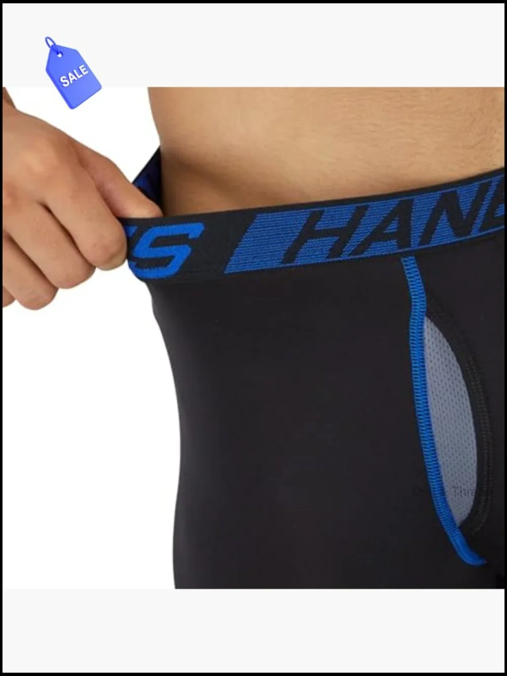 Men's Boxer Briefs 3-Pack Total Support Pouch Anti-Chafe